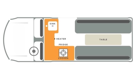 Beeva campervan layout 1